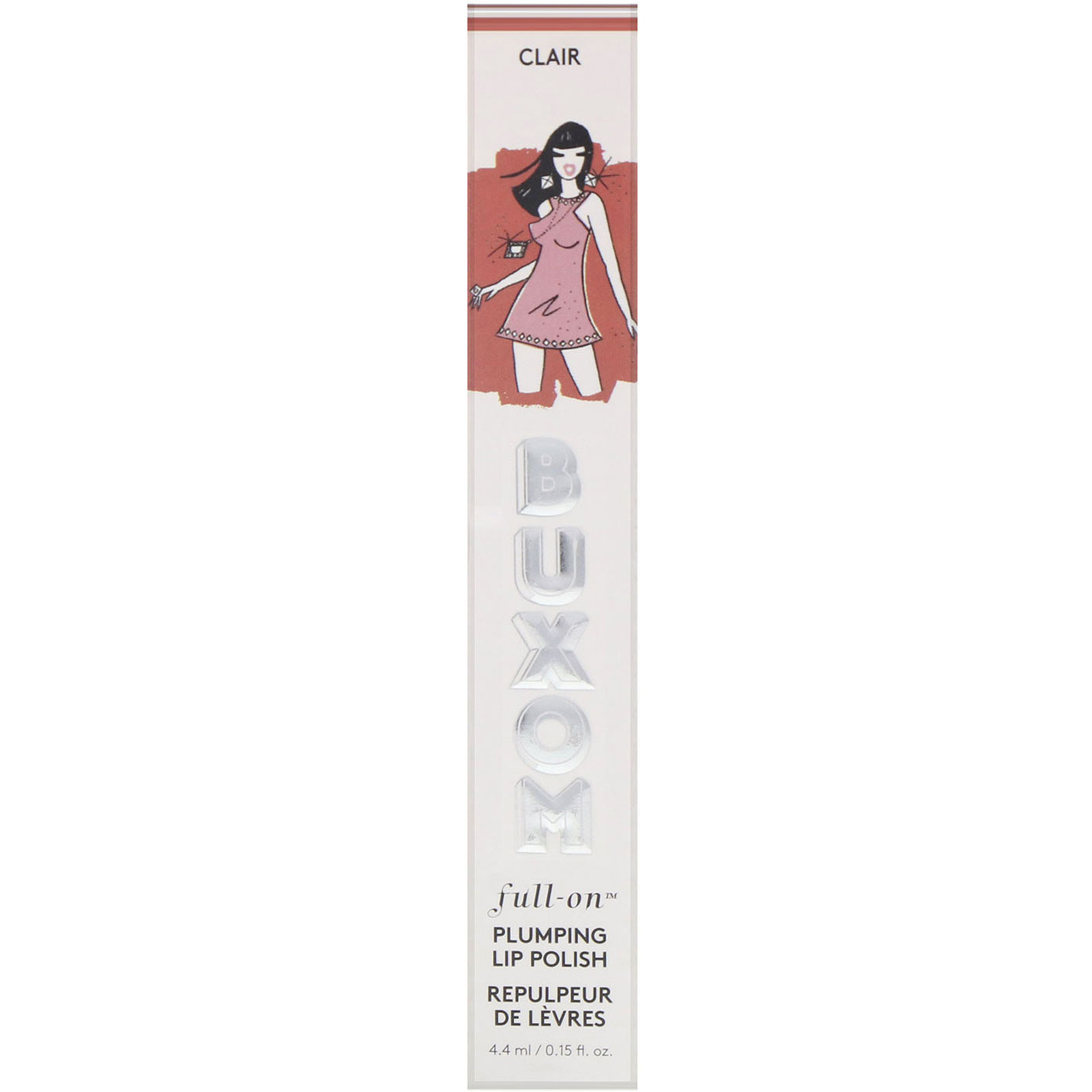 Buxom, Full-On, Plumping Lip Polish, Clair, 0.15 fl oz (4.4 ml) - Imagem 2
