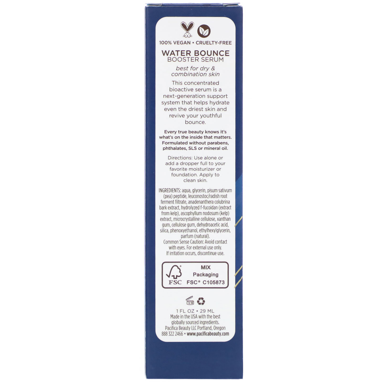 Pacifica, Sérum Booster Mergulho na Água, 1 fl oz (29 ml) - Imagem 3