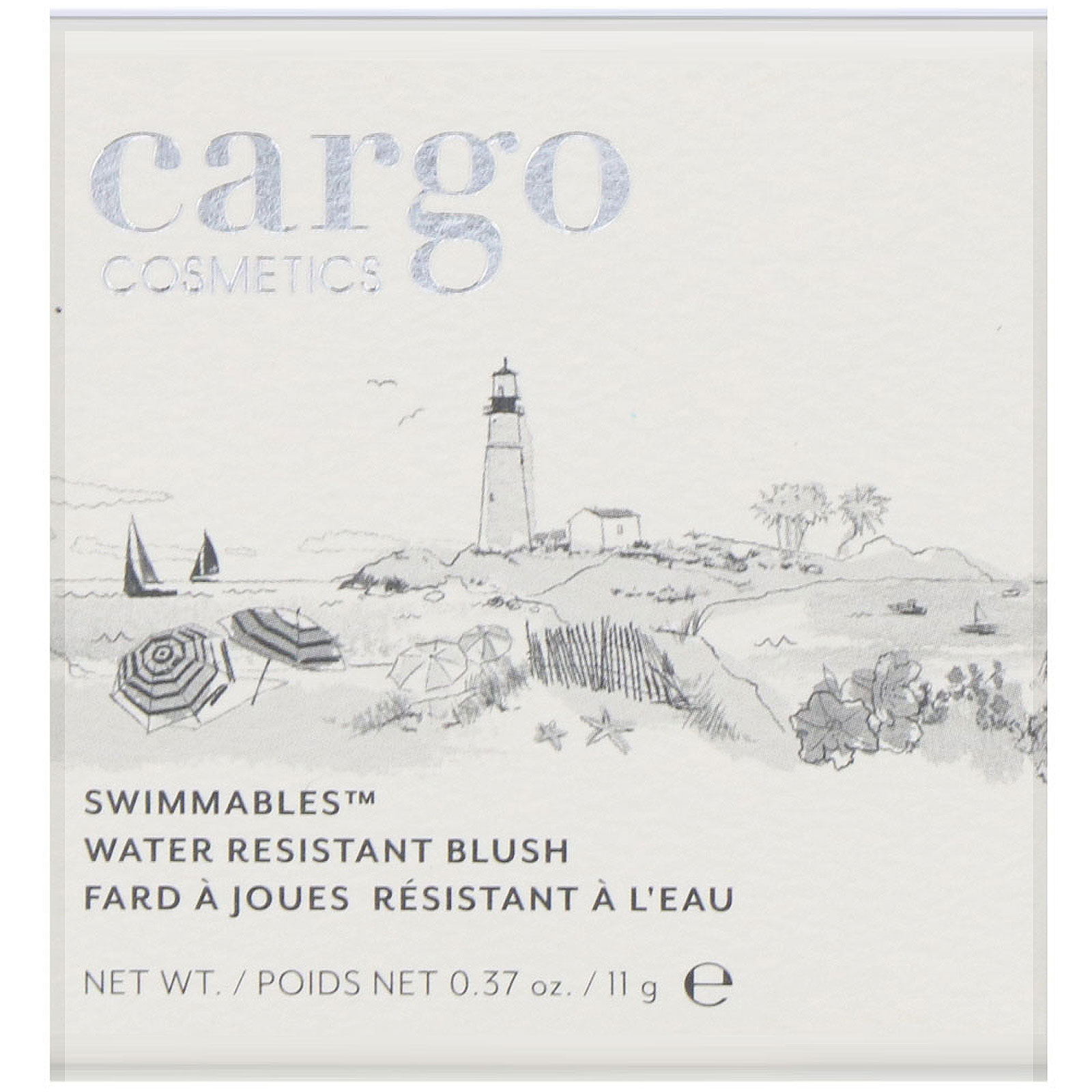 Cargo, Swimmables, Water Resistant Blush, Ibiza, 0.37 oz (11 g) - Imagem 2