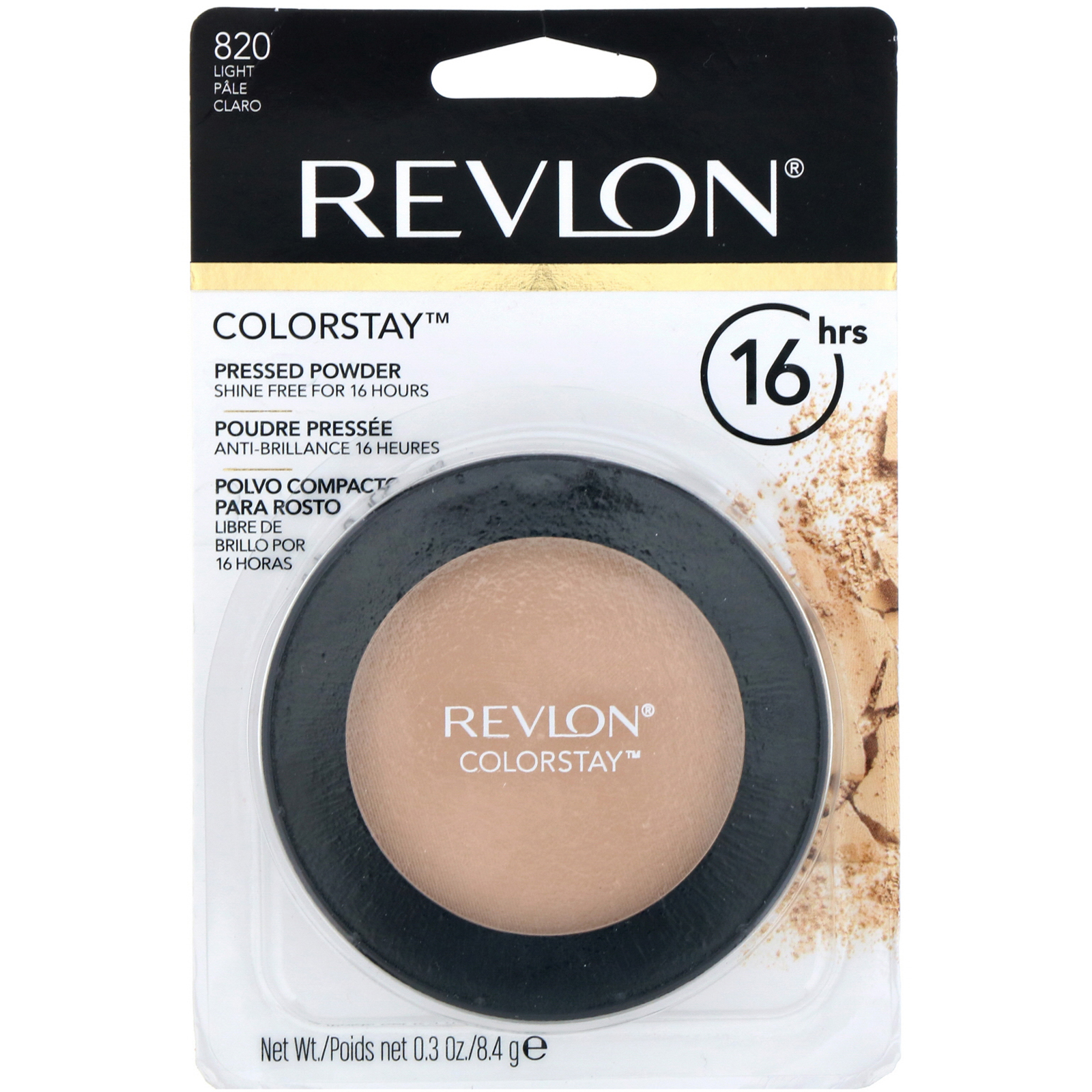 Revlon, Colorstay, pó compacto, 820 Light, 8,4 g - Imagem 2