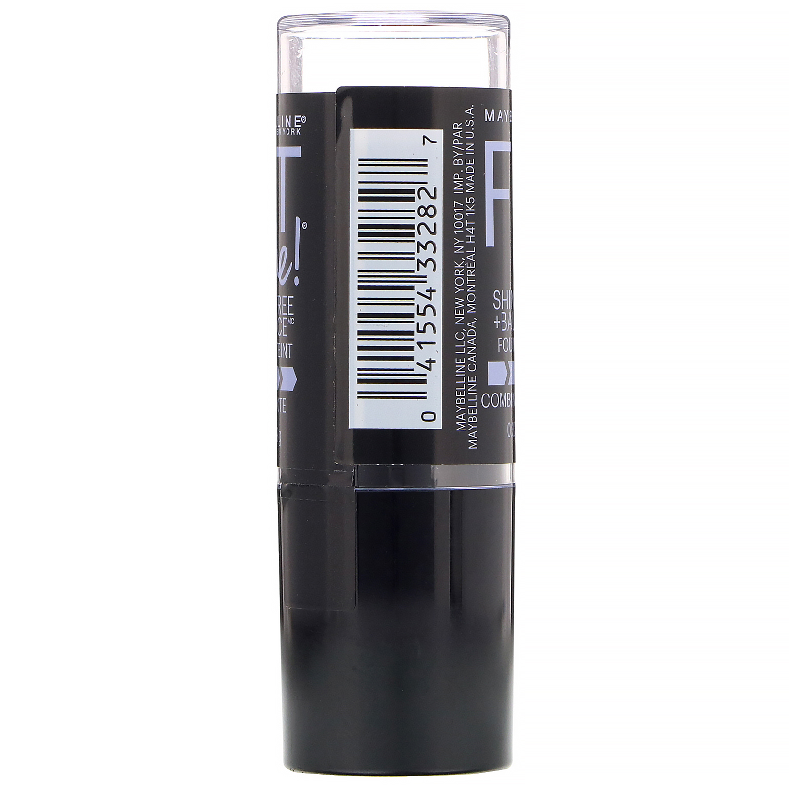Maybelline, Fit Me, base em bastão Shine-Free + Balance, 110 Porcelain, 9 g - Imagem 2