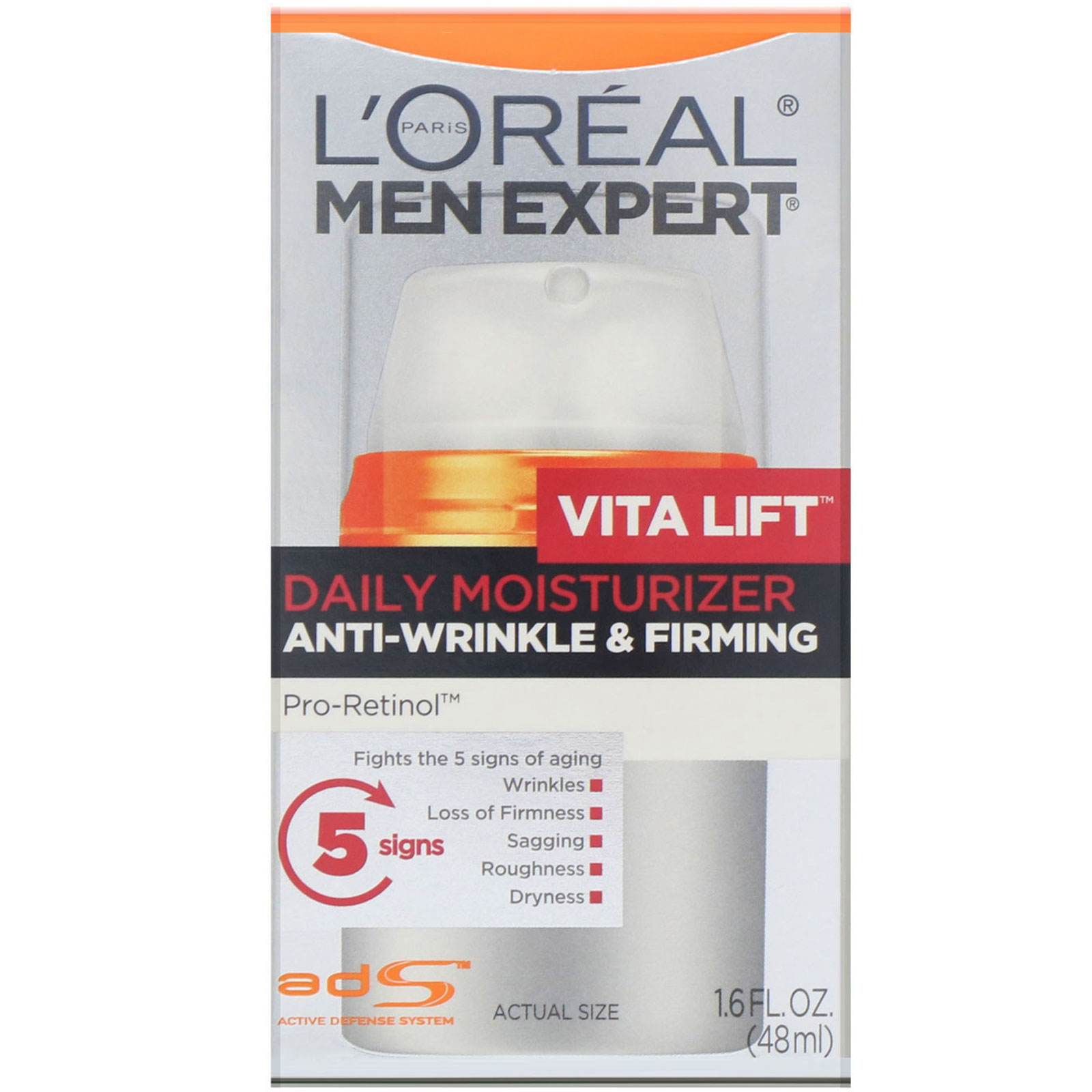 L'Oreal, Men Expert, Vita Lift, hidratante diário, antirrugas e tonificador, 48 ml - Imagem 2