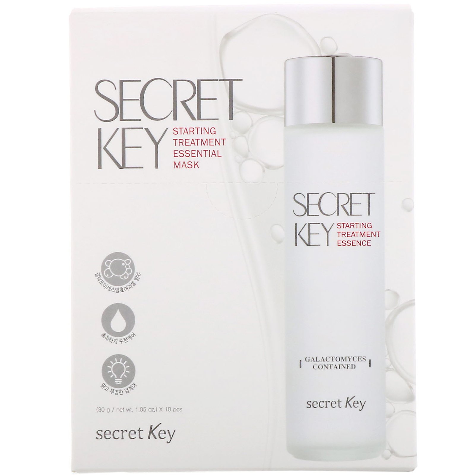 Secret Key, Starting Treatment Essential Mask Sheet, 10 Sheets, 1.05 oz (30 g) Each - Imagem 2