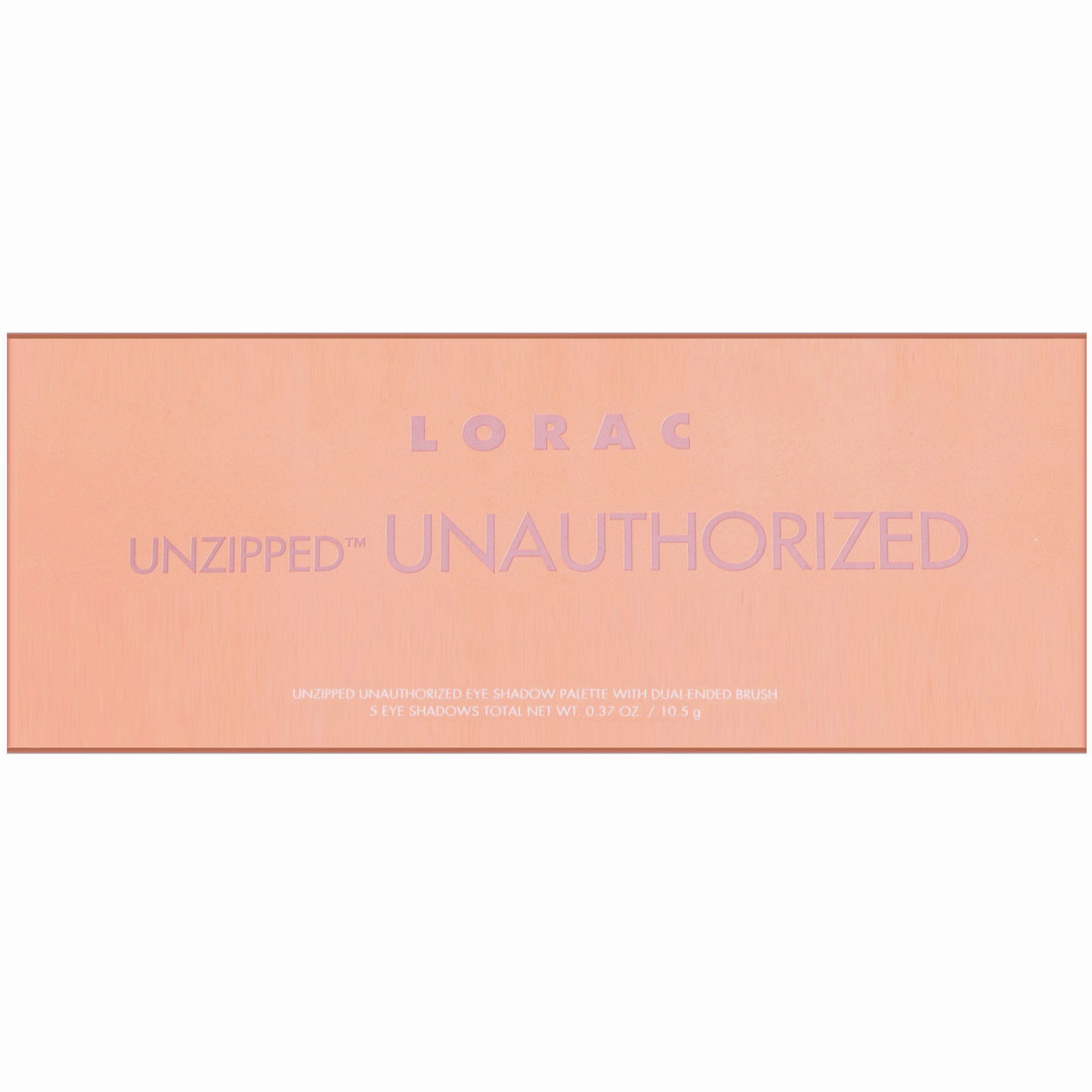 Lorac, Paleta de sombra Unzipped Unauthorized com pincel com duas extremidades, 10,5 g - Imagem 2