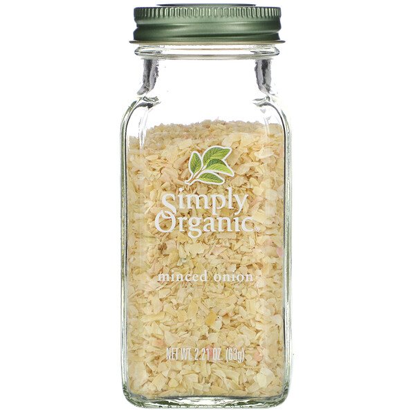 Simply Organic, Cebola picada, 2,21 oz (63 g)