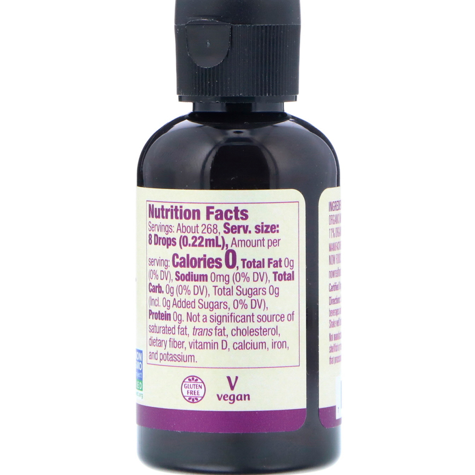 Now Foods, Real Food, Fruta-dos-Monges Orgânica, Adoçante Líquido, 59 ml (2 fl oz) - Imagem 2