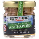 Comprar crown prince natural, anchovas, filés finos, em azeite de oliva puro, 1,5 oz (43 g) preço no brasil alimentos crown prince natural frutos do mar marcas a-z suplemento importado loja 1 online promoção -