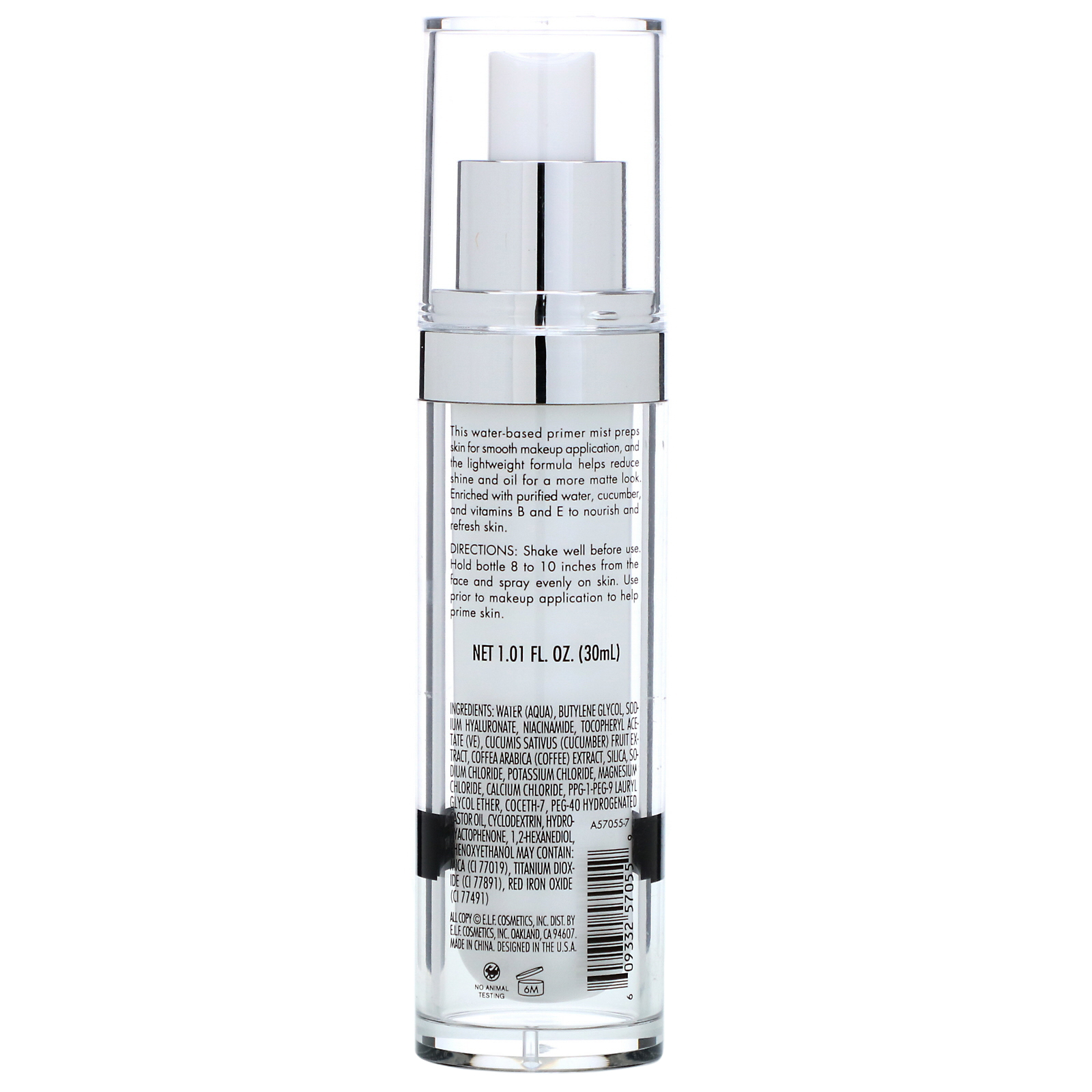 E.L.F., Primer em Mist para Controle da Oleosidade, 30 ml (1,01 fl oz) - Imagem 2