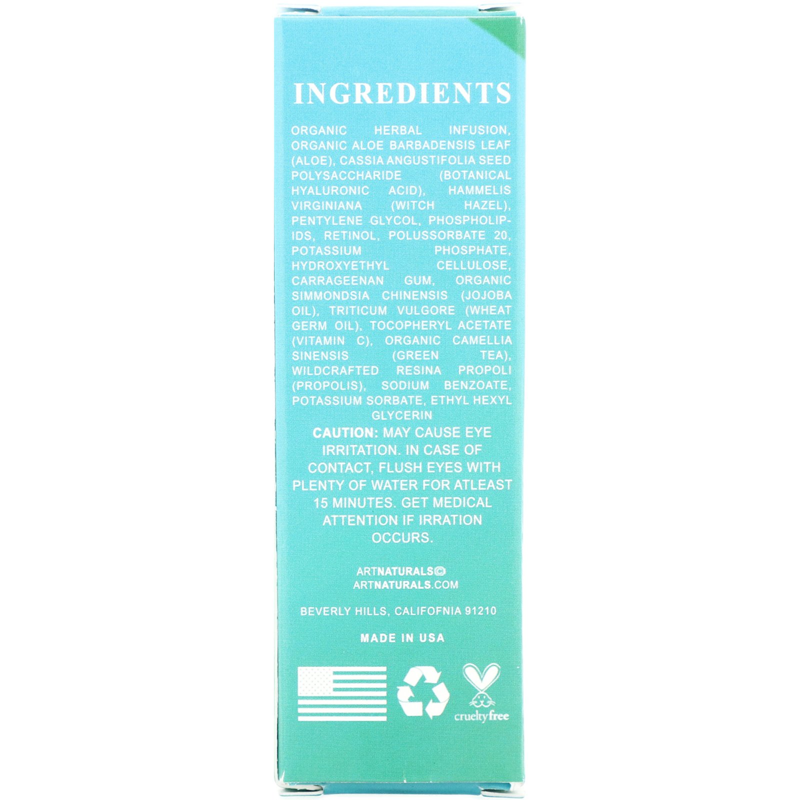 Artnaturals, Sérum Rejuvenescedor com Retinol 2,5%, 30 ml (1,0 oz) - Imagem 3