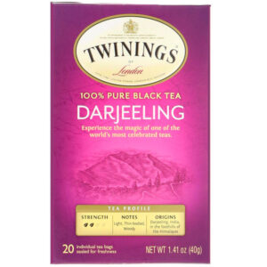 Comprar twinings, 100% pure black tea, darjeeling , 20 individual tea bags, 1. 41 oz (40 g) preço no brasil chá preto chás e café suplemento importado loja 77 online promoção -