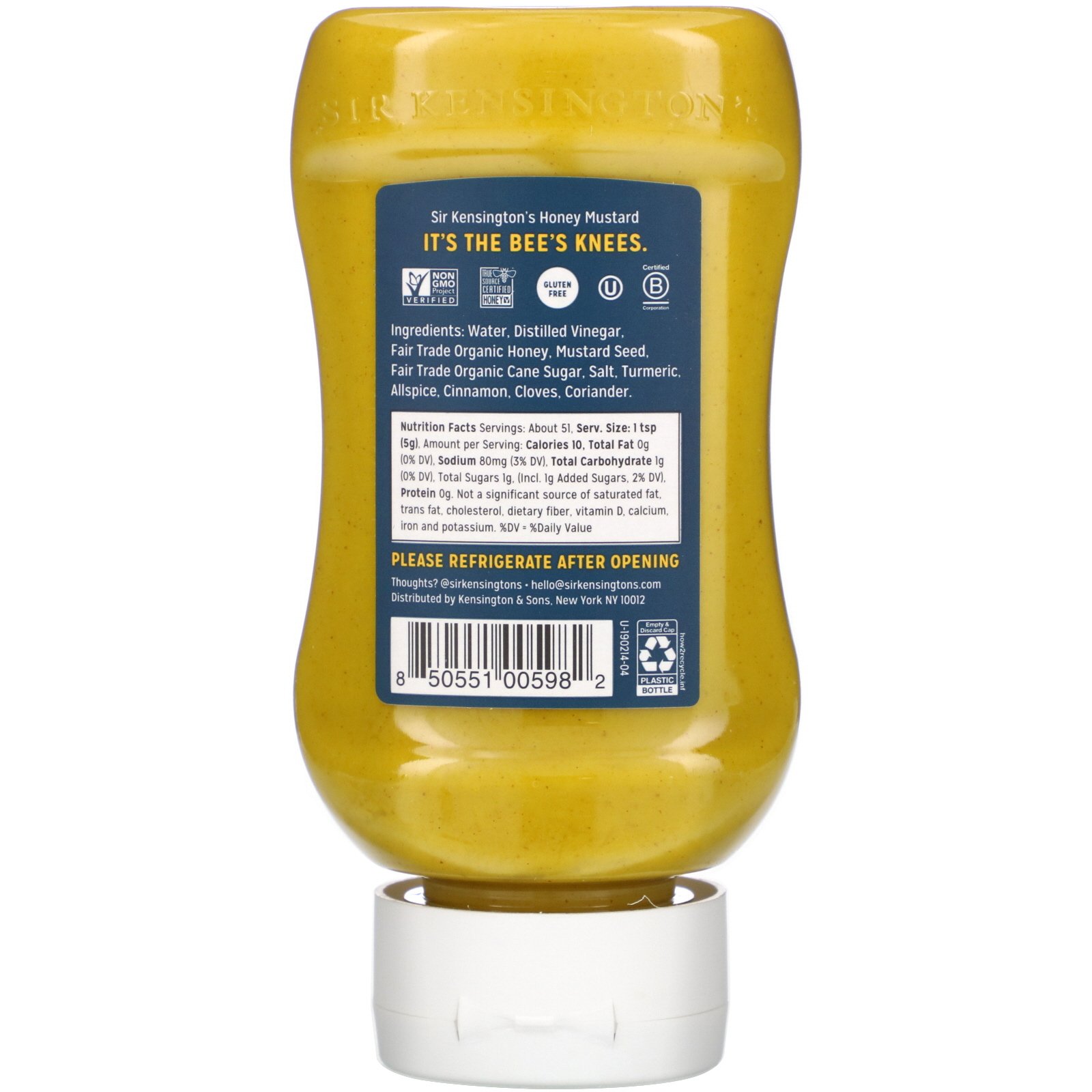 Sir Kensington's, Honey Mustard, 9 oz (255 g) - Imagem 2