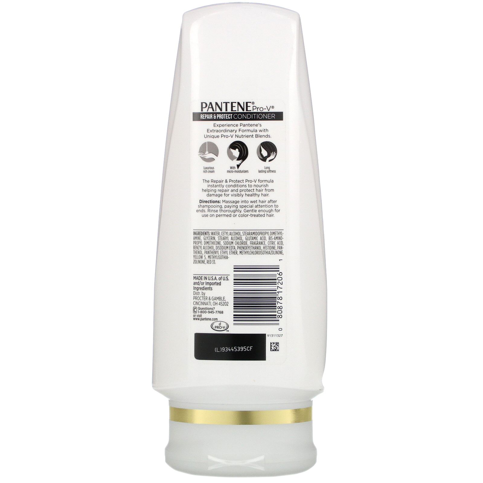 Pantene, Pro-V, Repair & Protect Conditioner, 12 fl oz (355 ml) - Imagem 2