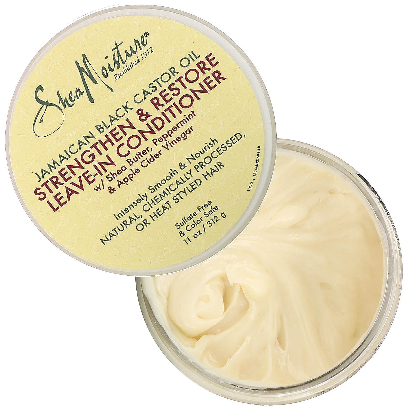 SheaMoisture, Jamaican Black Castor Oil, Strengthen & Restore Leave-In Conditioner, 11 oz (312 g) - Imagem 3