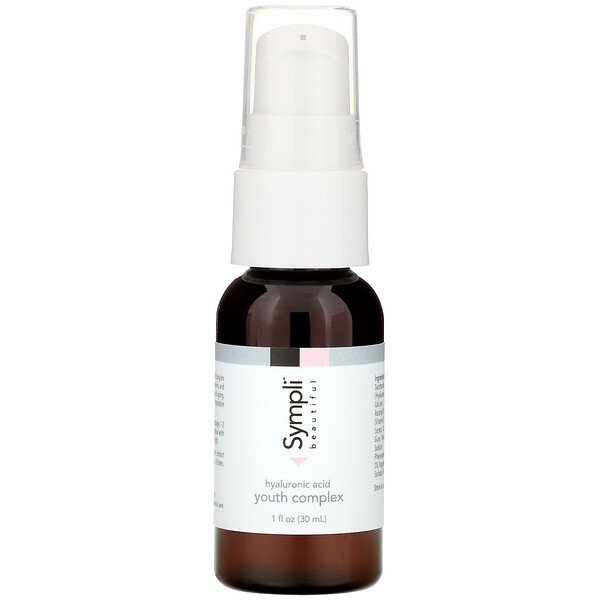 Sympli Beautiful, Complexo Rejuvenescedor de Ácido Hialurônico, 30 ml (1 fl oz)