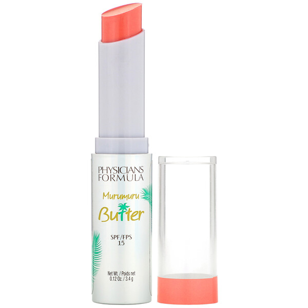 Physicians Formula, Murumuru Butter Creme Labial, SPF 15, Guava Mama, 0,12 oz (3,4 g)