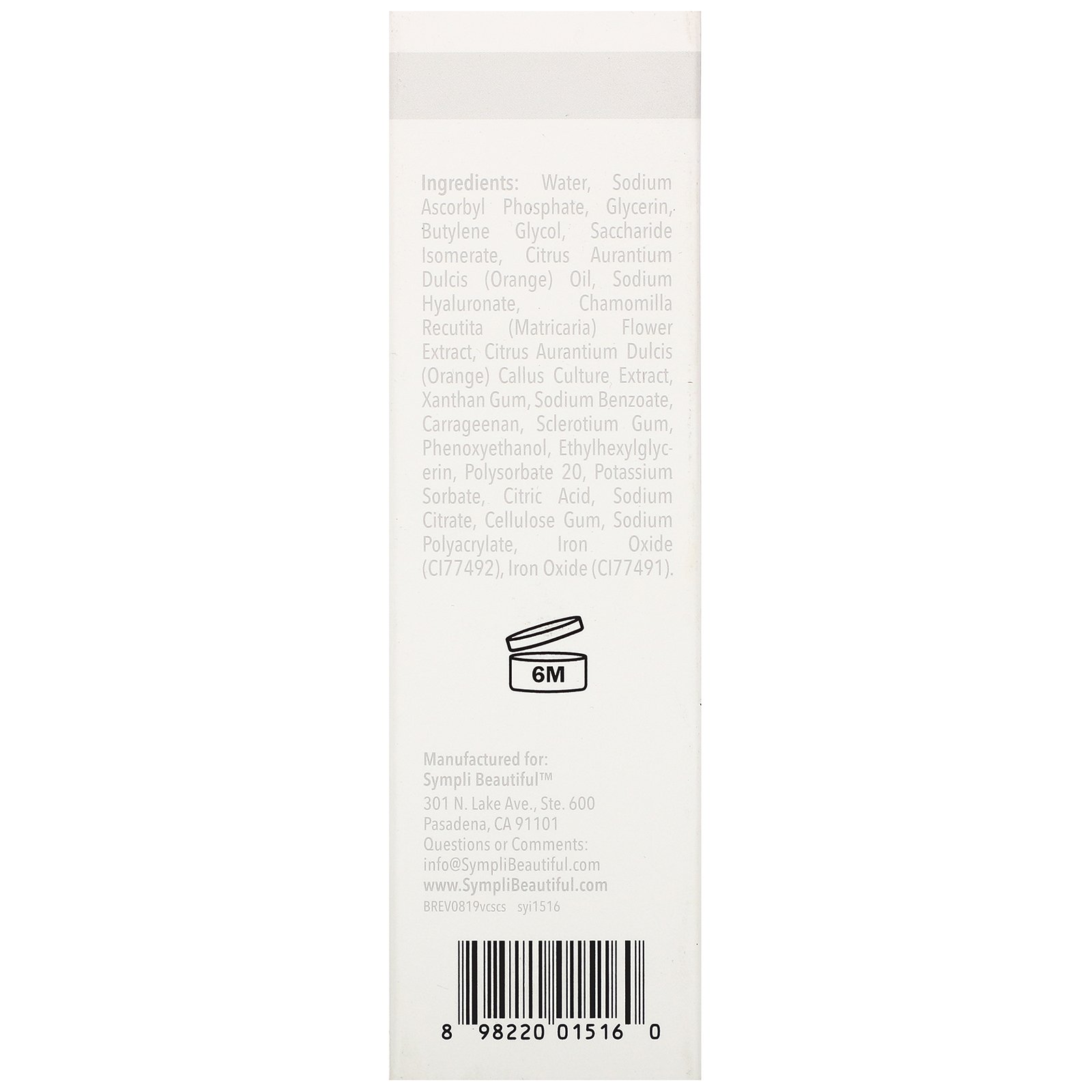 Sympli Beautiful, Sérum de células-tronco com vitamina C, 30 ml (1 fl oz) - Imagem 4