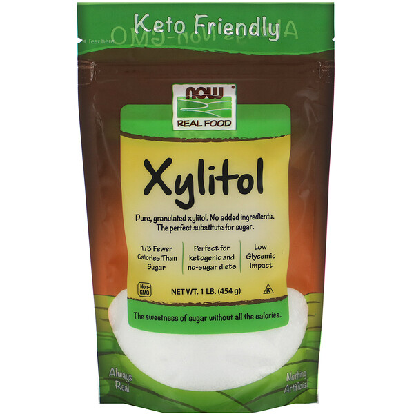 Now Foods, Real Food, Xilitol, 454 g (1 lb)