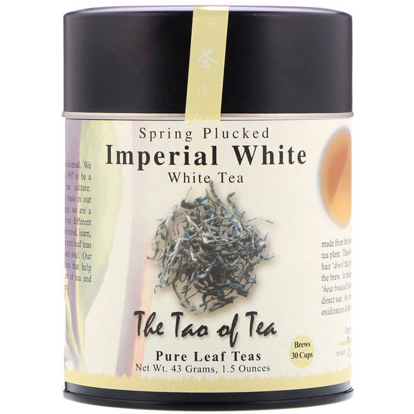 The Tao of Tea, Chá Verde Colhido na Primavera, Branco Imperial, 43 g