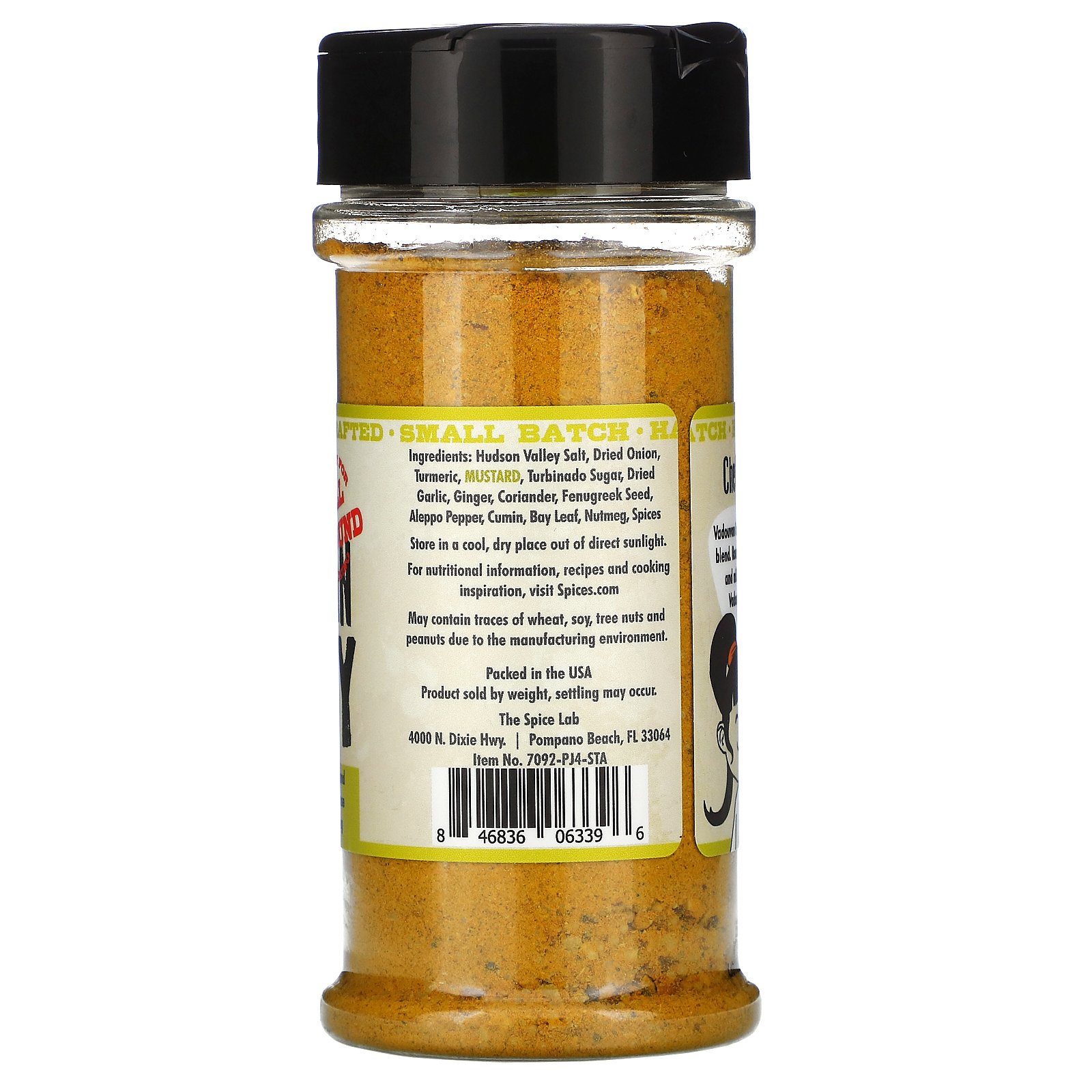 The Spice Lab, Vadouvan Curry Seasoning, 5.9 oz (167.2 g) - Imagem 2