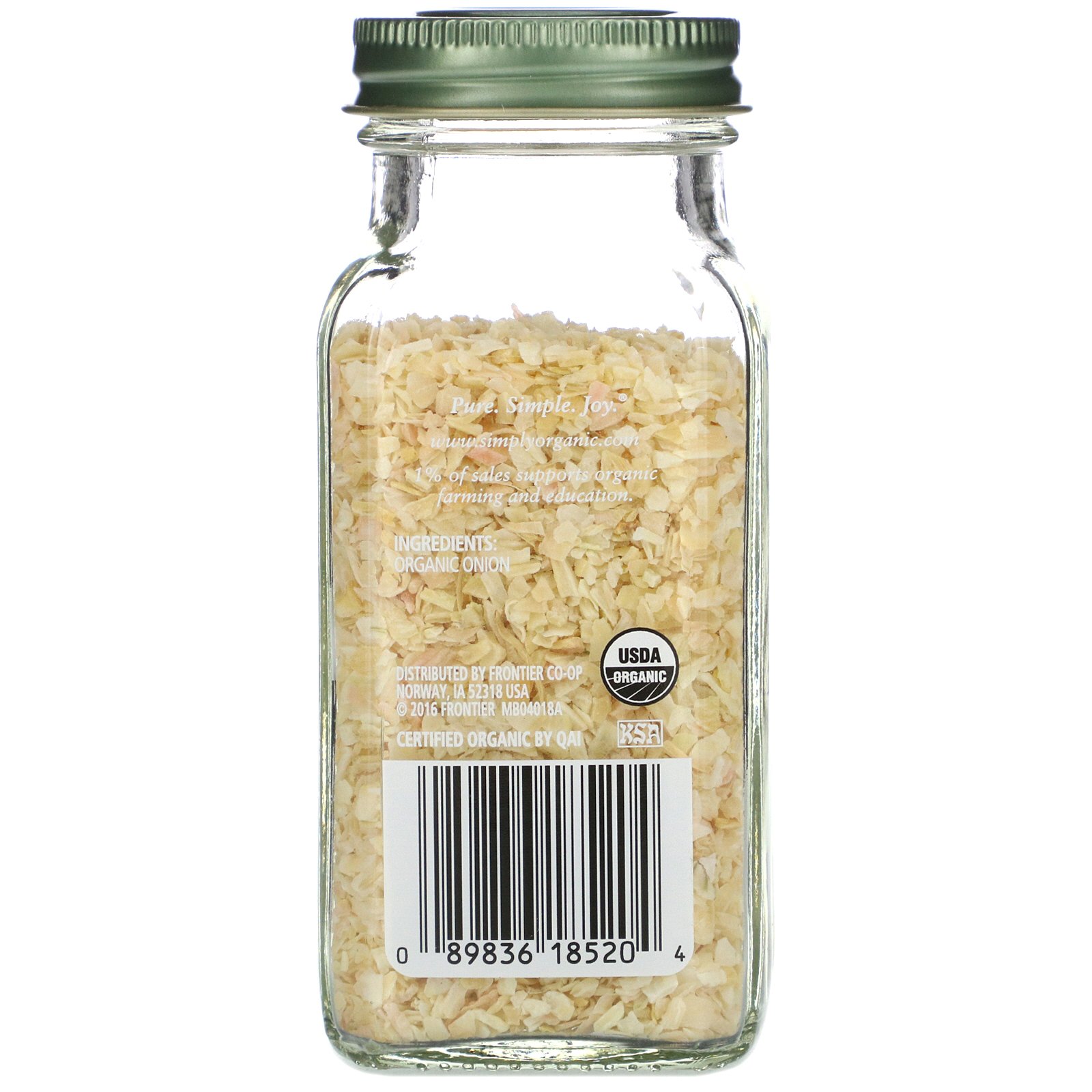 Simply Organic, Cebola picada, 2,21 oz (63 g) - Imagem 2
