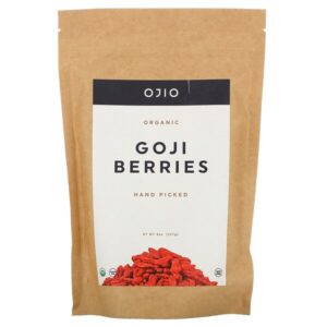 Comprar ojio, organic goji berries, 8 oz (227 g) preço no brasil alimentos frutas e vegetais goji berries marcas a-z ojio suplemento importado loja 1 online promoção -