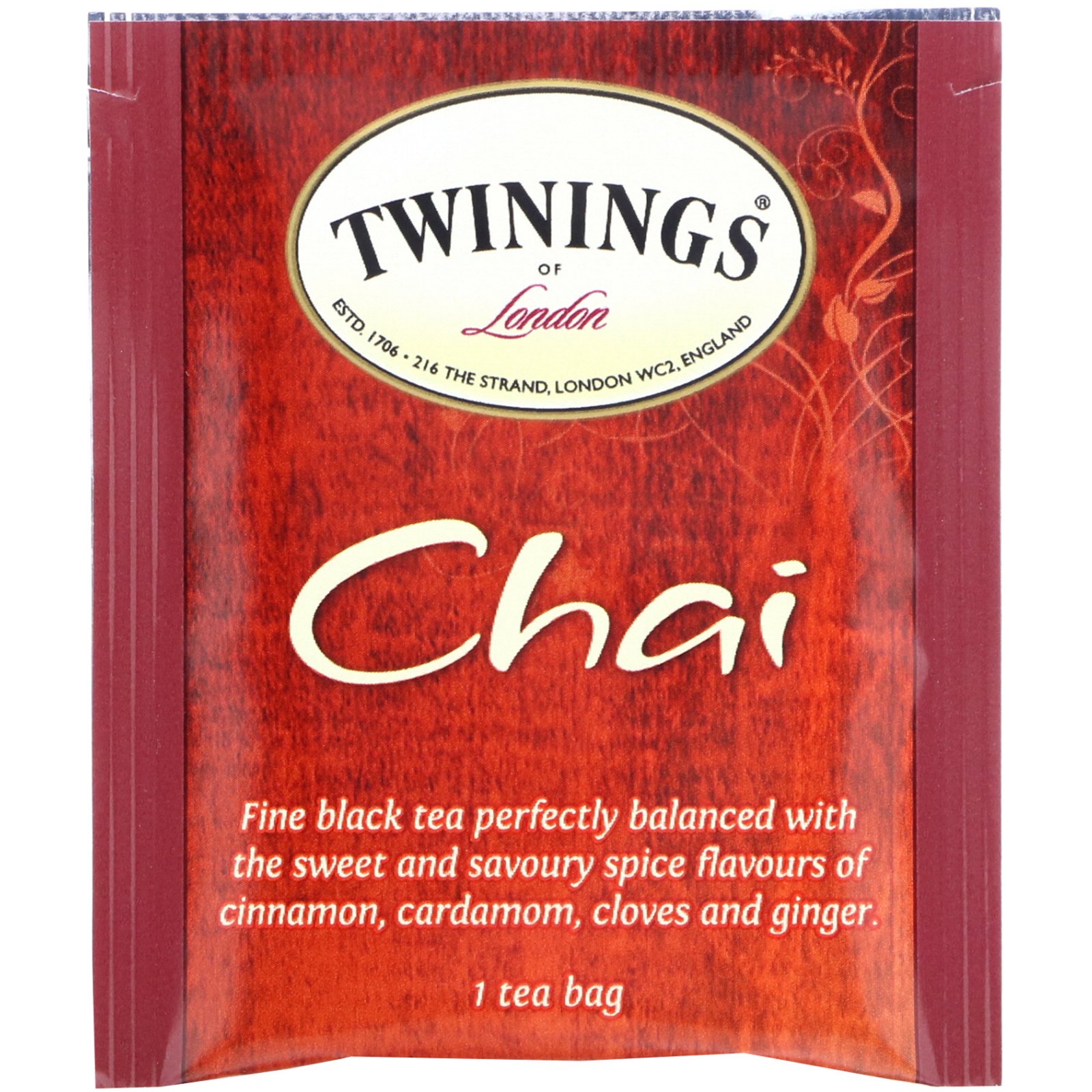 Twinings, Chá Chai, 25 sachês de chá, 1.76 oz (50 g) - Imagem 3