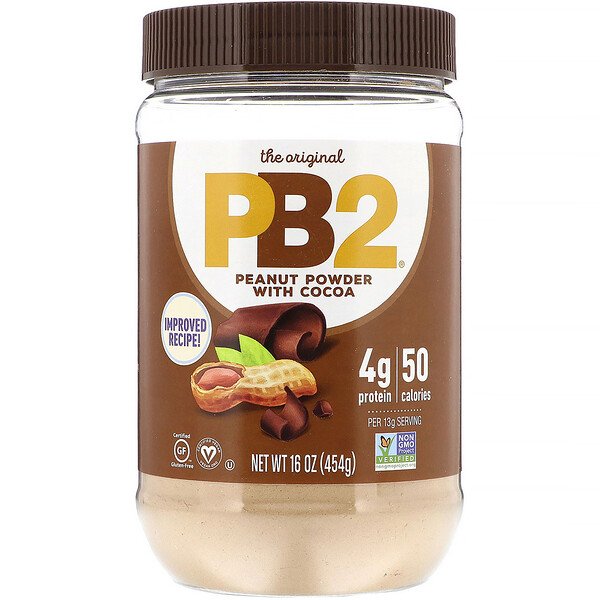PB2 Foods, PB2, Amendoim em Pó com Cacau, 453,6 g (16 oz)