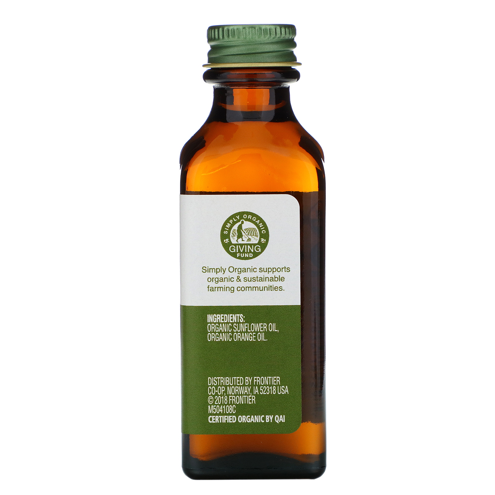 Simply Organic, Sabor de Laranja, 2 fl oz (59 ml) - Imagem 2