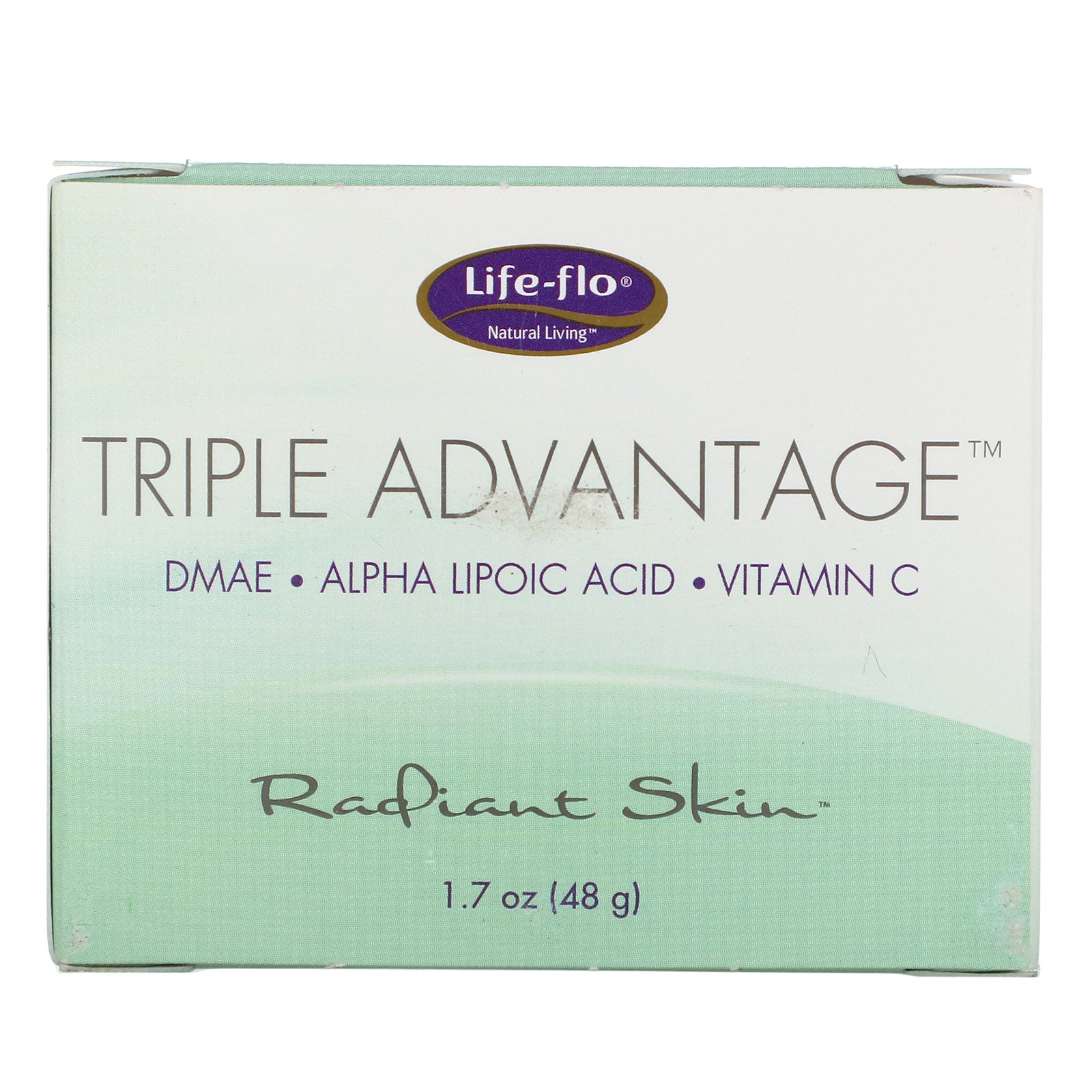 Life-flo, Vantagem Tripla, Pele Radiante, 1.7 oz (48 g) - Imagem 2
