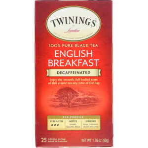 Comprar twinings, 100% pure black tea, english breakfast, decaffeinated, 25 tea bags, 1. 76 oz (50 g) preço no brasil chá preto chás e café suplemento importado loja 85 online promoção -