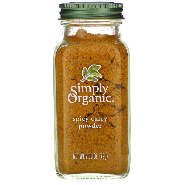 Simply Organic, Caril Picante em Pó, 2,80 oz (79 g)