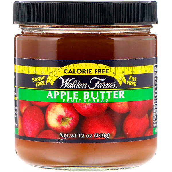 Walden Farms, Manteiga de Maçã, 12 oz (340 g)