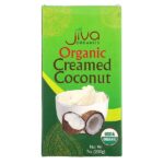 Comprar jiva organics, organic creamed coconut, 7 oz (200 g) preço no brasil alimentos cereais e alimentos para café da manhã cereais quentes familia granola marcas a-z suplemento importado loja 7 online promoção -