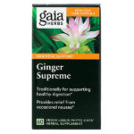 Comprar gaia herbs, ginger supreme, 60 vegan liquid phyto-caps preço no brasil ervas ervas e homeopatia gaia herbs marcas a-z raiz de gengibre suplemento importado loja 1 online promoção -