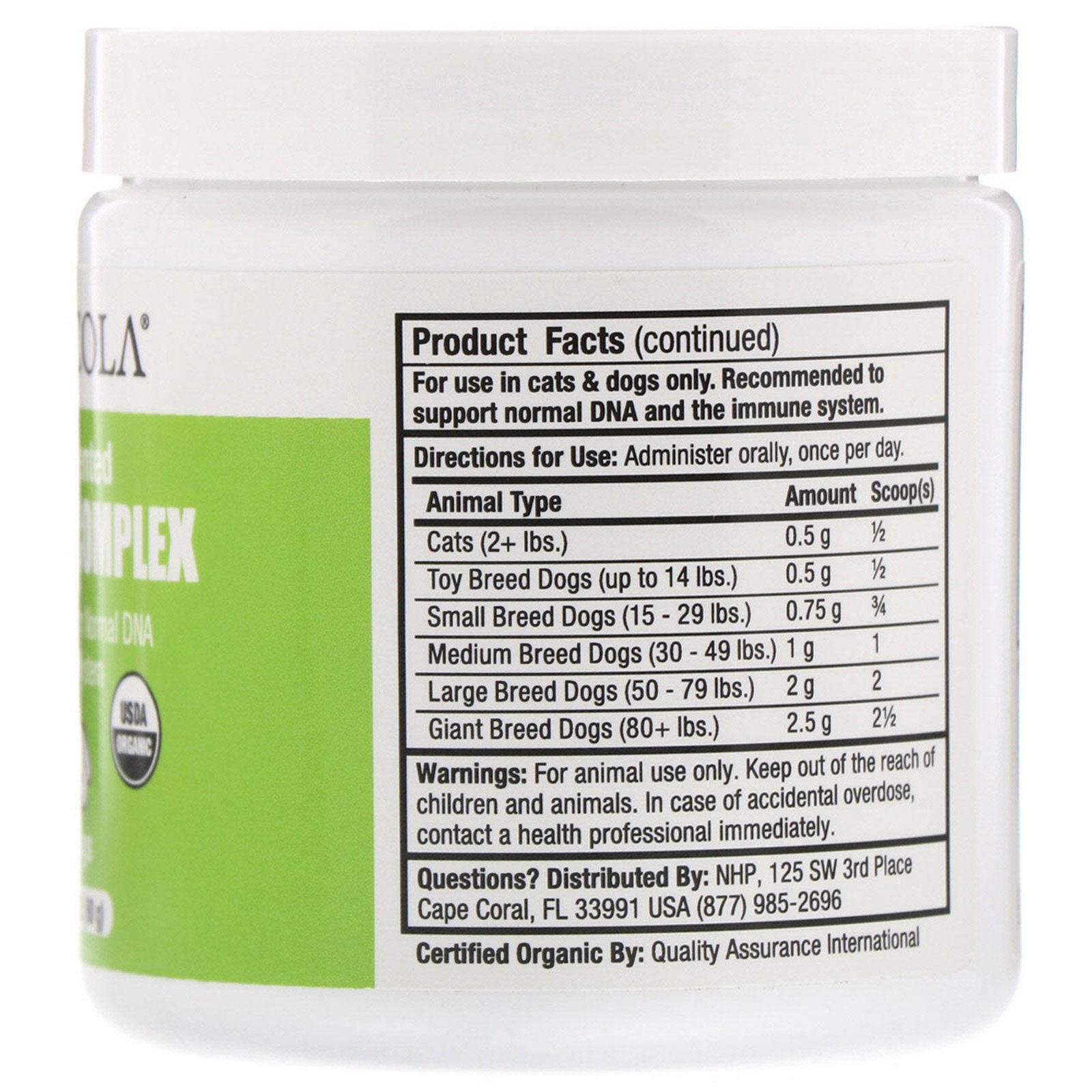 Dr. Mercola, Complexo de Cogumelo Fermentado Orgânico, Para Cães e Gatos, 60 g (2,11 oz) - Imagem 2