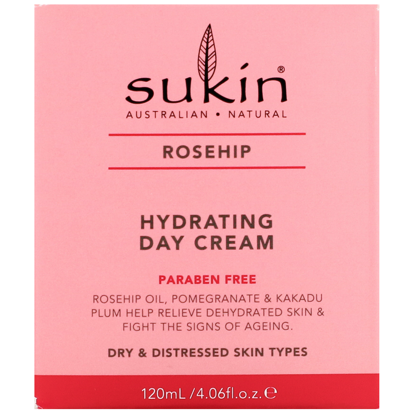 Sukin, Creme Hidratante Diurno, Rosa Mosqueta, 120 ml (4,06 fl oz) - Imagem 2