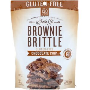 Comprar sheila g's, brownie brittle, gluten-free, chocolate chip, 5 oz (142 g) preço no brasil alimentos & lanches biscoitos suplemento importado loja 167 online promoção -