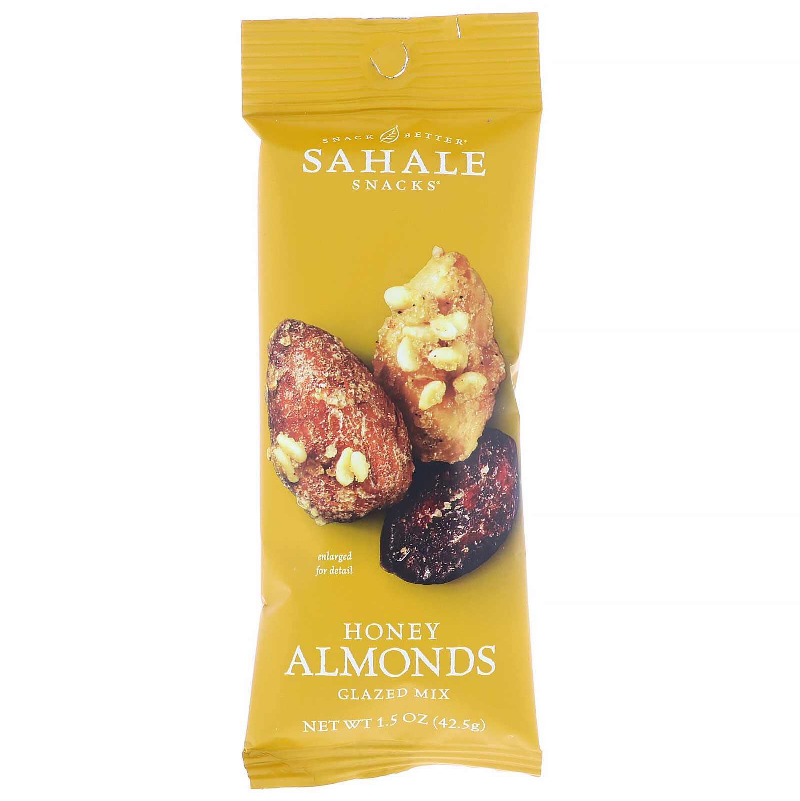 Sahale Snacks, Mistura Para Cobertura, Amêndoas e Mel, 9 Pacotes, 42,5 g (1,5 oz) Cada - Imagem 4