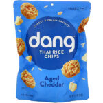 Comprar dang, thai rice chips, aged cheddar, 3. 5 oz (100 g) preço no brasil alimentos batatas fritas bolos de arroz dang foods llc marcas a-z petiscos e lanches suplemento importado loja 1 online promoção -