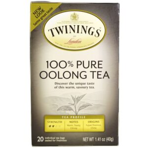 Comprar twinings, chá oolong 100% puro, 20 sachês de chá, 1,41 oz (40 g) preço no brasil alimentos chá chá oolong marcas a-z the tao of tea suplemento importado loja 5 online promoção -