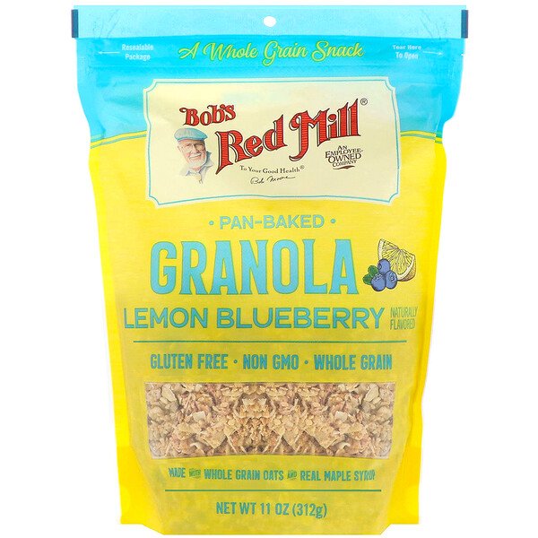 Bob's Red Mill, Granola Assada, Limão e Mirtilo, 312 g (11 oz)