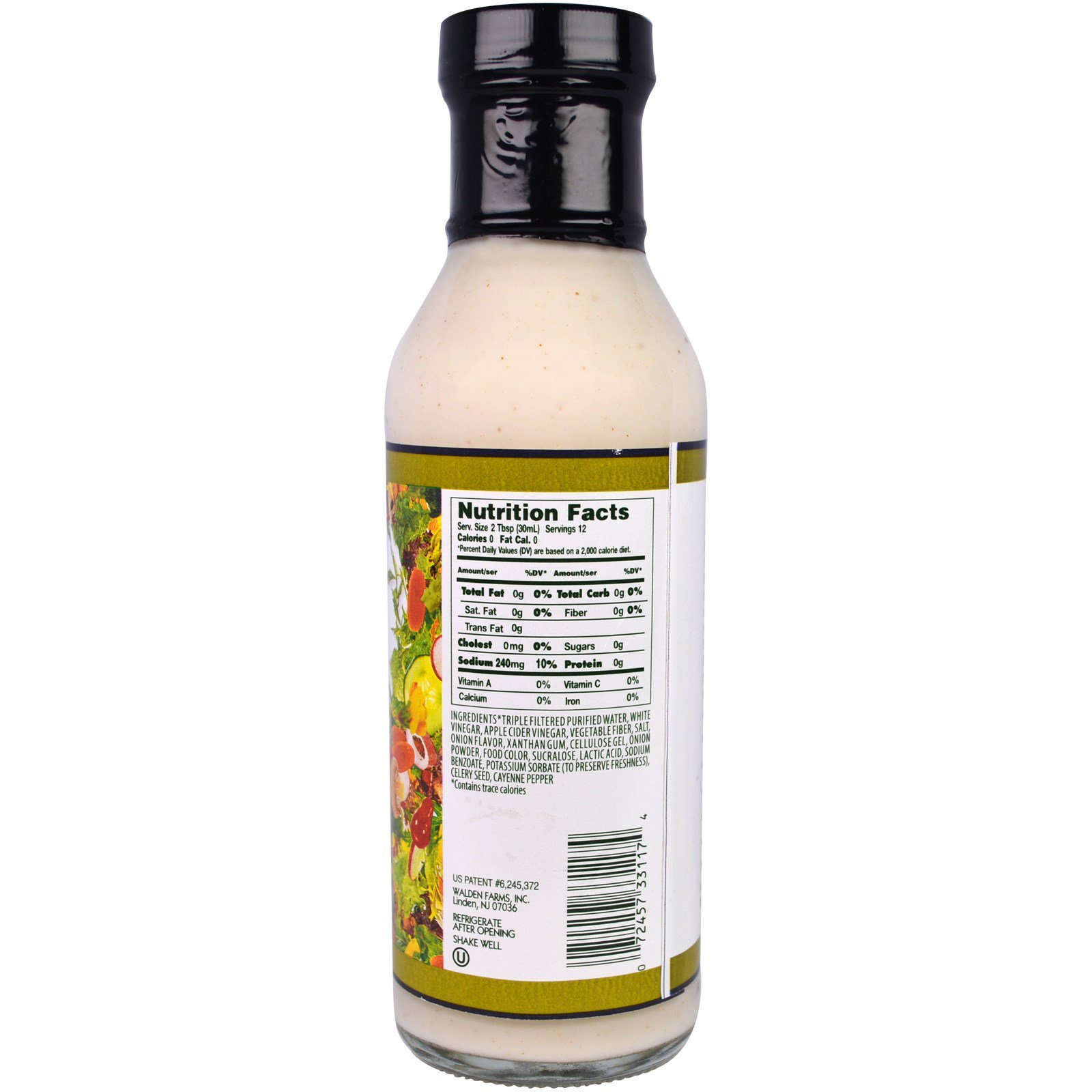 Walden Farms, Tempero de Cebola Doce, Livre de Calorias, 12 fl oz (355 ml) - Imagem 2