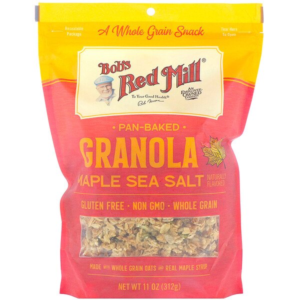 Bob's Red Mill, Granola Assada, Bordo e Sal Marinho, 312 g (11 oz)