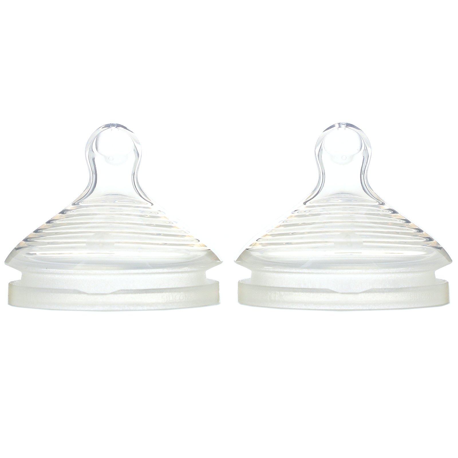 NUK, Simply Natural, Slow Flow Bottle Nipples, 0 + Months, 2 Nipples - Imagem 3