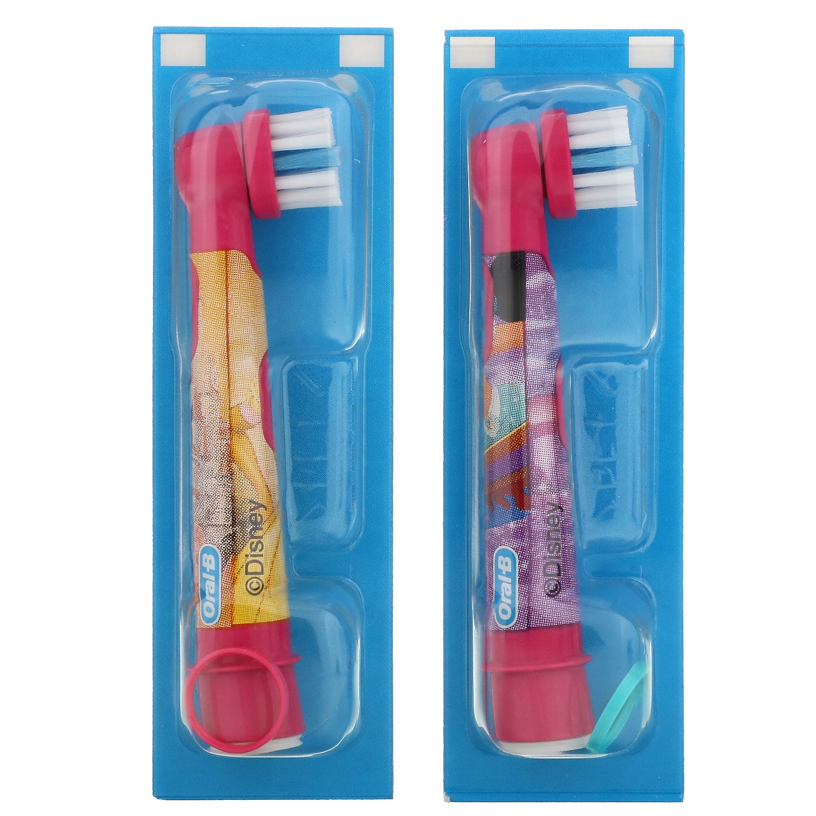 Oral-B, Kids, Disney Princess, Replacement Brush Heads, Extra Soft, 3+ Years, 2 Brush Heads - Imagem 3