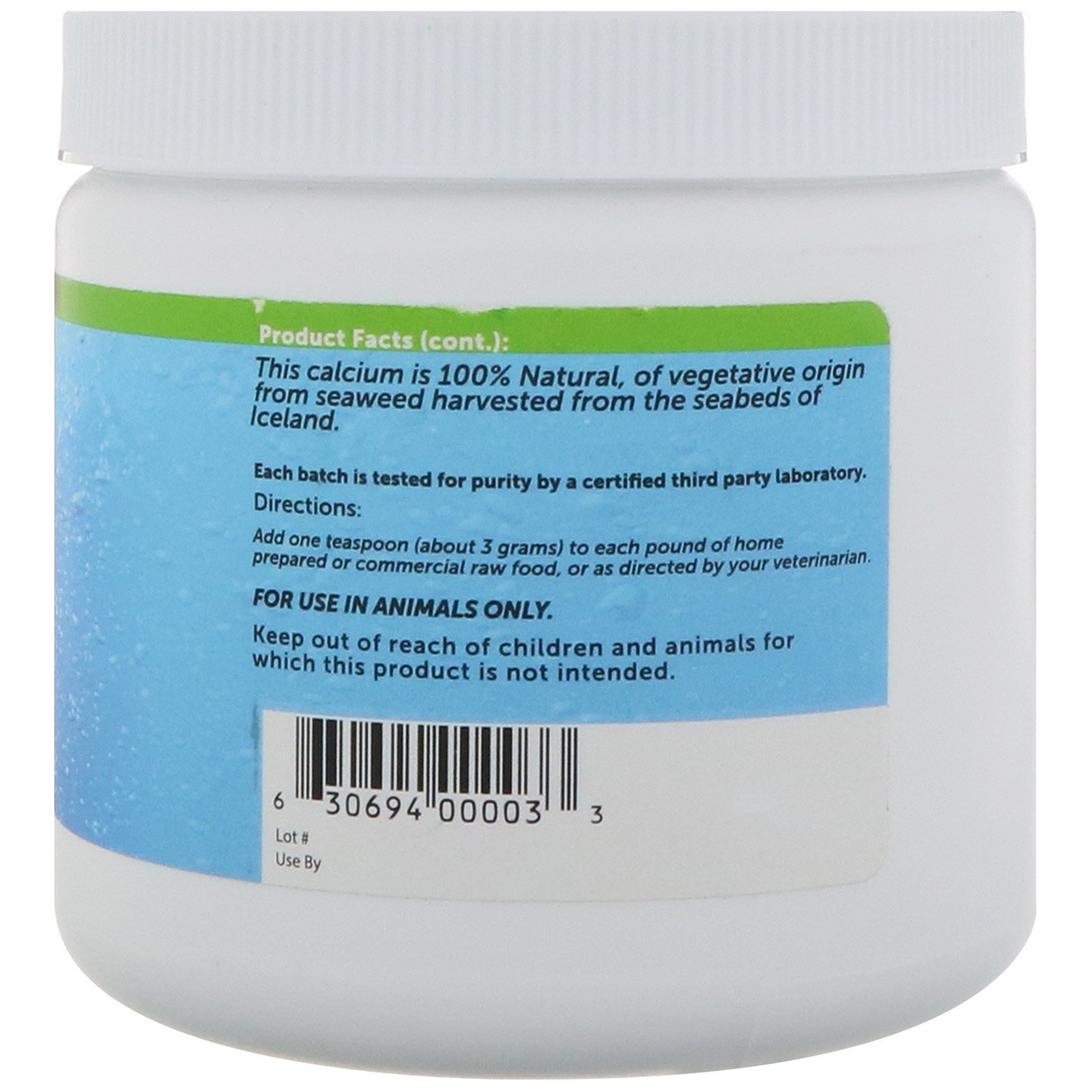Animal Essentials, Cálcio de Algas, Para Cães + Gatos, 12 oz (340 g) - Imagem 2