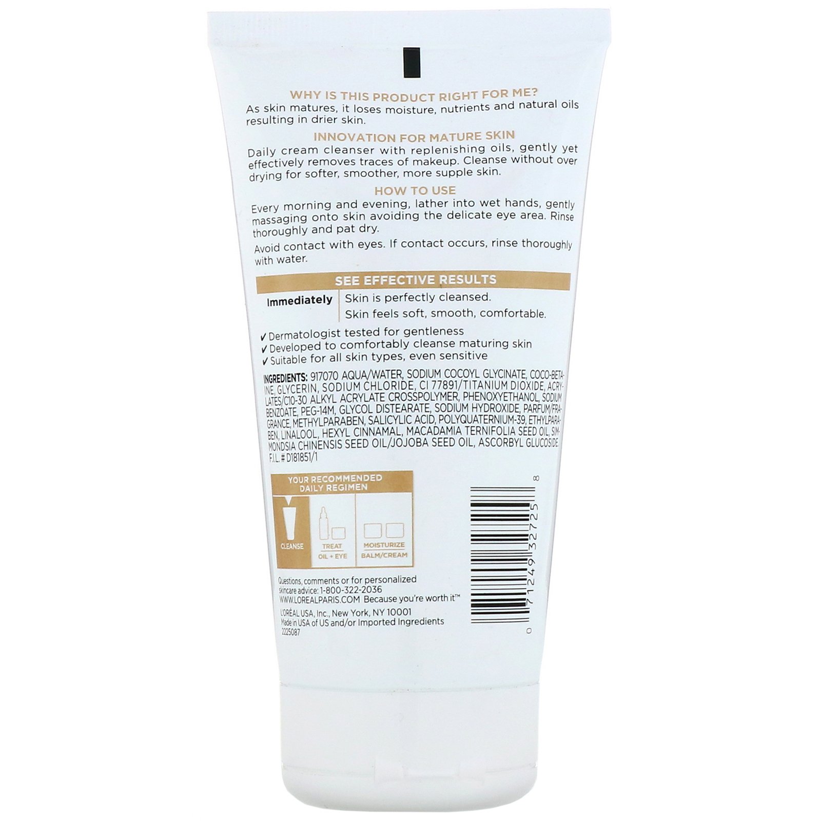 L'Oreal, Age Perfect, limpador diário suave, 150 ml - Imagem 2