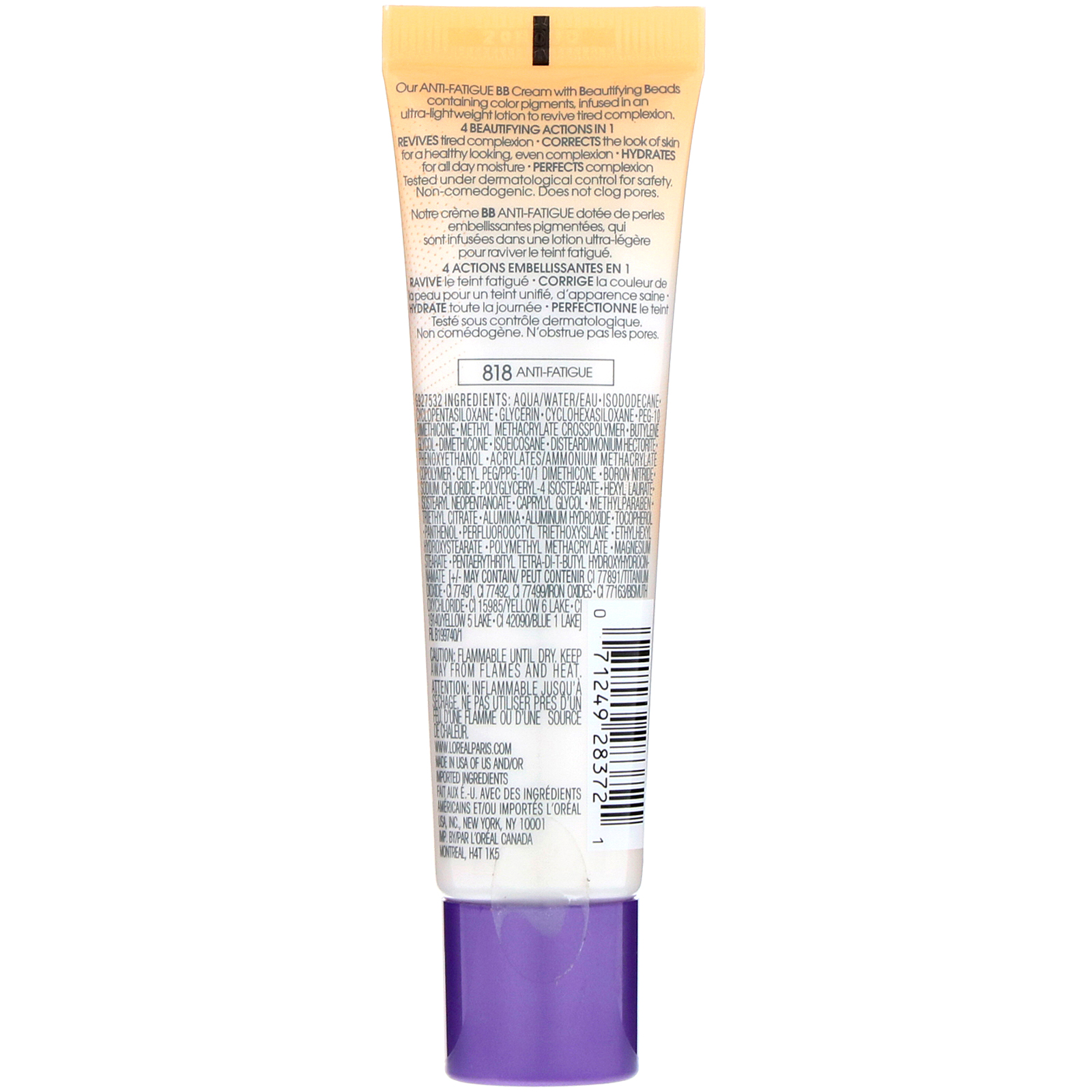 L'Oreal, Magic Skin Beautifier, BB Cream, 818 Anti-Fatigue, 1 fl oz (30 ml) - Imagem 2