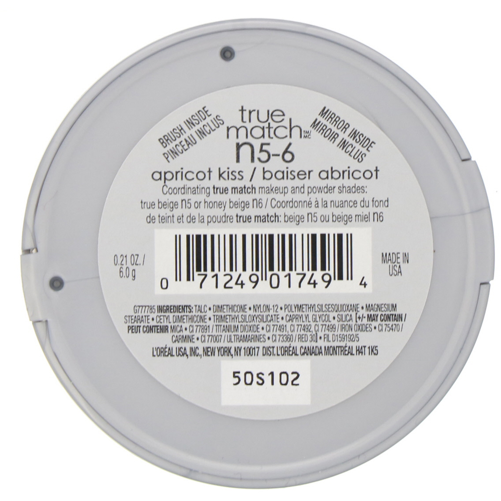 L'Oreal, True Match Super-Blendable Blush, N5-6 Beijo de damasco, 6 g - Imagem 3
