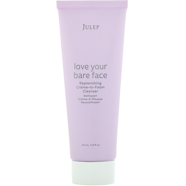 Julep, Love your Bare Face, Espuma cremosa de limpeza revitalizadora, 118 ml